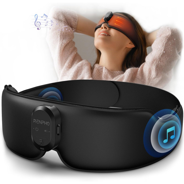 RENPHO Bluetooth Akll Uyku Maskesi
