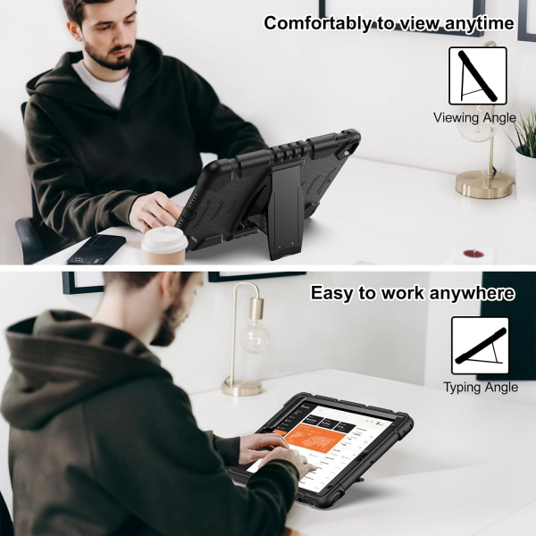 RUGGYCASE iPad 9/8/7.Nesil Klf(10.2 in)-Black