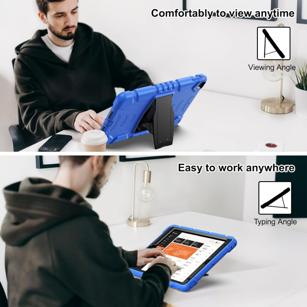 RUGGYCASE iPad 9/8/7.Nesil Klf(10.2 in)-Black Blue