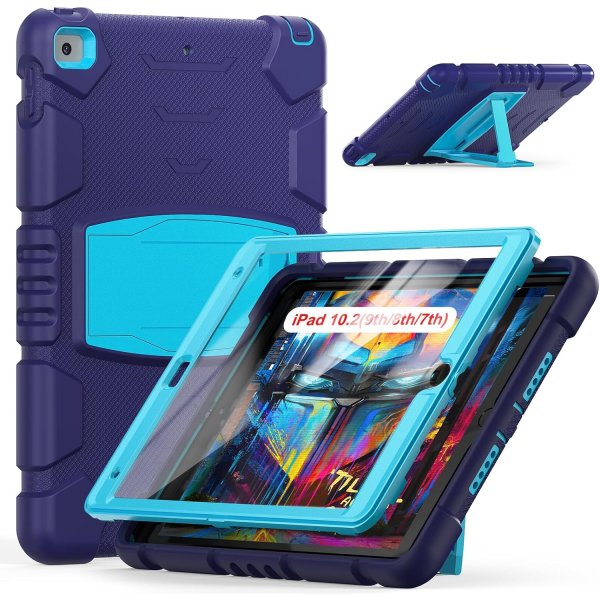 RUGGYCASE iPad 9/8/7.Nesil Klf(10.2 in)-Blue