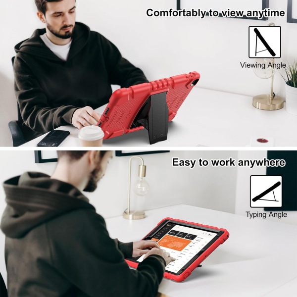 RUGGYCASE iPad 9/8/7.Nesil Klf(10.2 in)-Red