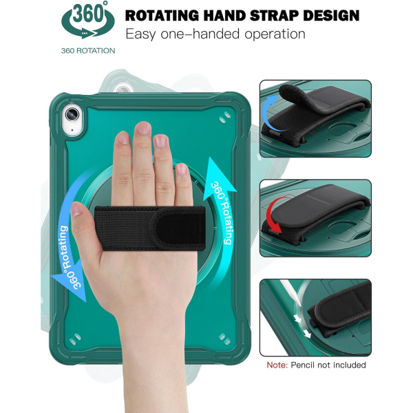 RUGGYCASE iPad 10.Nesil Klf(10.9 in)-Dark Green