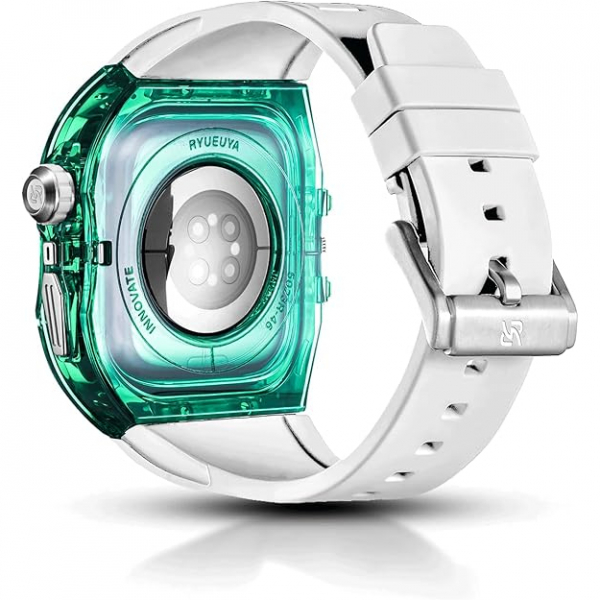 RYUEUYA  Apple Watch 10 46mm Bumper Klf-Green Black 