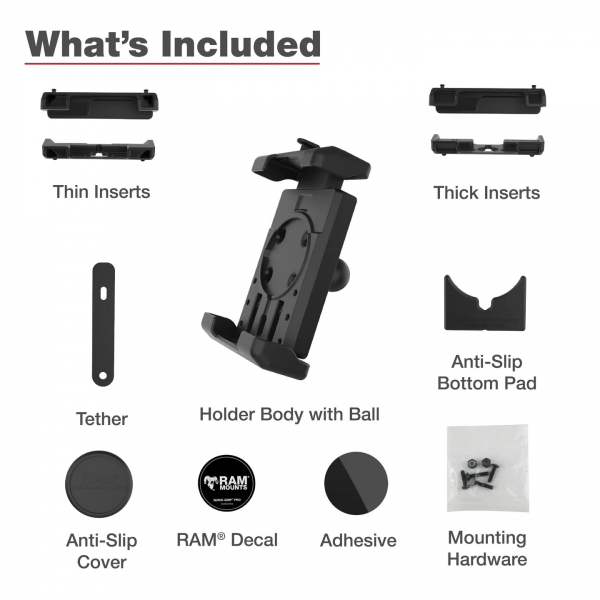Ram Mounts Quick-Grip Pro XL Toplu Tutucu RAM-HOL-PD7BU