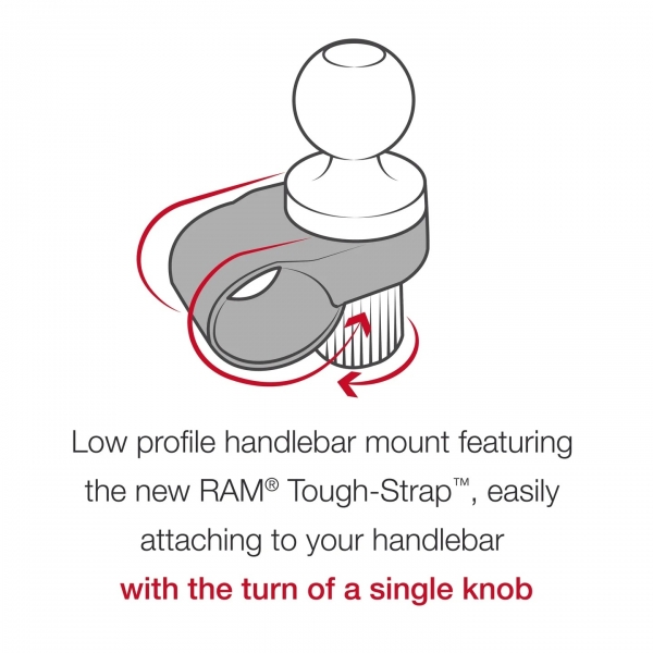 Ram Mounts Tough-Strap Gidon Topu Taban RAP-B-460U