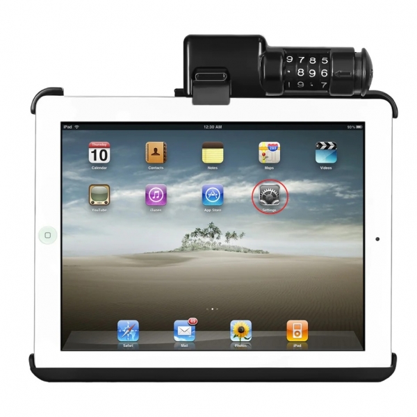Ram Mounts iPad 1/4.Nesil Latch-N-Lock Tablet Yuvas RAM-HOL-AP8LU 