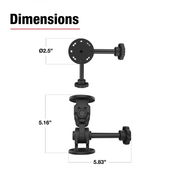 Ram Mounts Pivot Montaj ve Dme RAP-101-PV4-2PU