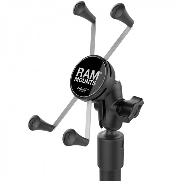 Ram Mounts X-Grip Twist-Lock Taban Ve 45 cm Direk le Byk Boy Telefon Yuvas RAP-224-18-A-UN10