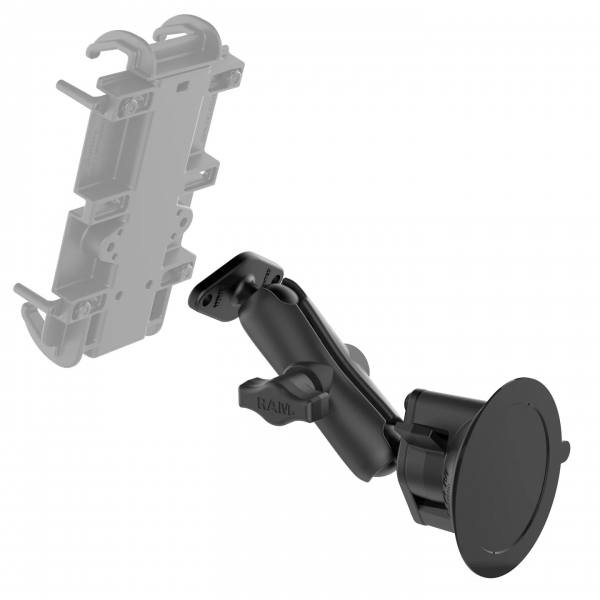  Ram Mounts Twist-lock Orta Boy Vantuzlu ift Kre Montaj Seti RAM-B-166U 