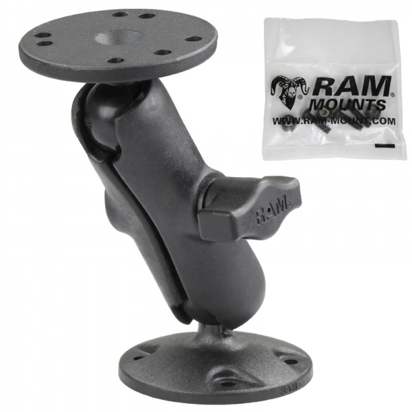 Ram Mounts Garmin Striker in Donanml Kompozit ift Bilyal Montaj Seti RAP-B-101U-G4