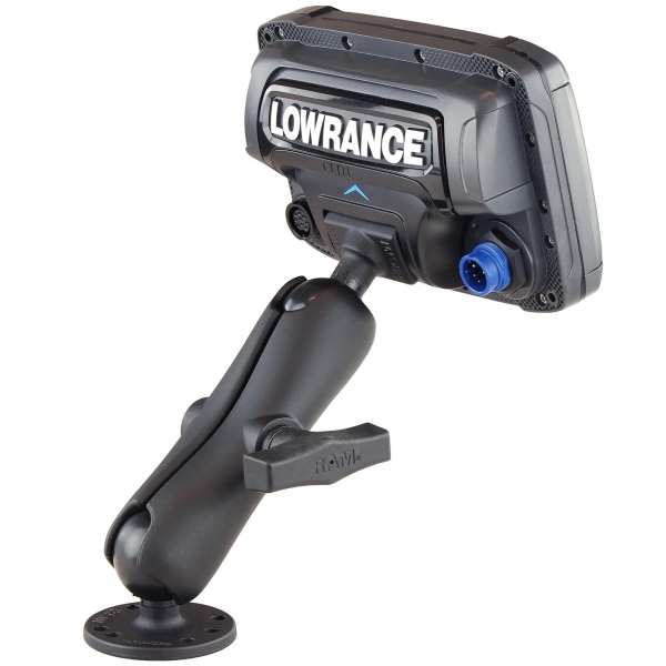 Ram Mounts Lowrance Elite 5 Ve 7 Uyumlu ift Bilyal Yuva RAM-101-LO11