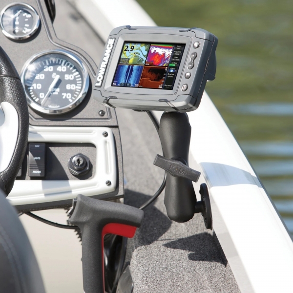Ram Mounts Lowrance Elite 5 Ve 7 Uyumlu ift Bilyal Yuva RAM-101-LO11