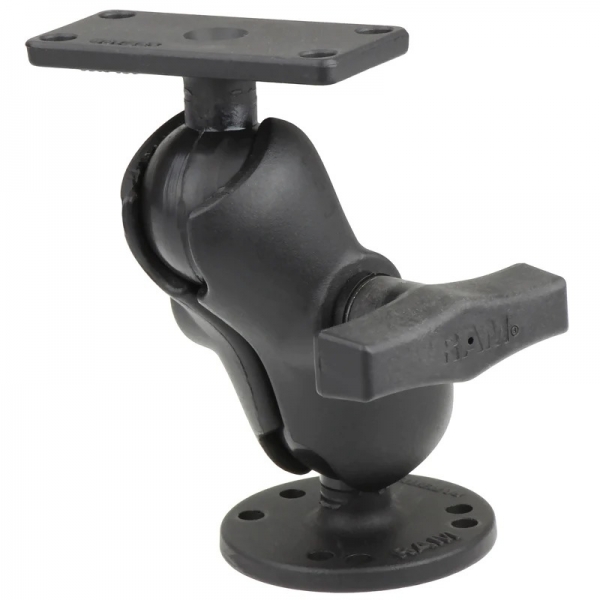 Ram Mounts Humminbird Helix 5 Uyumlu Ksa Boy Drill-Down ift Bilyal Montaj Seti RAM-202-153-B-202U