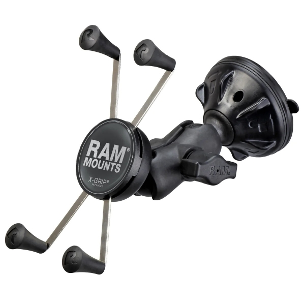 Ram Mounts Kompozit Vantuz Tabanl X-Grip Byk Boy Telefon Montaj Seti RAP-B-224-2-A-UN10U