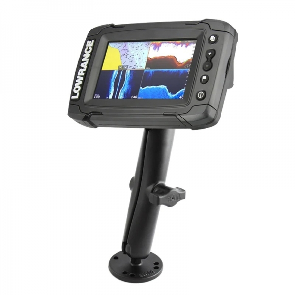 Ram Mounts Lowrance Elite 4 Ve Mark 4 Uyumlu ift Top Yuvas RAM-B-101-C-LO11