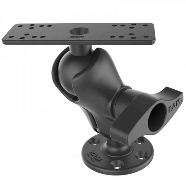 Ram Mounts Hi-Torq Anahtarl Deniz Elektronii Yuvas RAM-D-115-C-KNOB9H