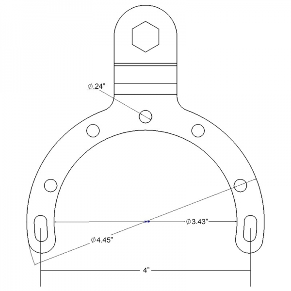 Ram Mounts Motosikletler in Byk Boy Gaz Tank Top Taban RAM-B-411U