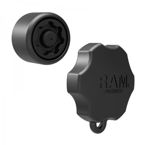 Ram Mounts C Size Soket Kollar in Pin-Lock Gvenlik Dmesi RAP-S-KNOB5U