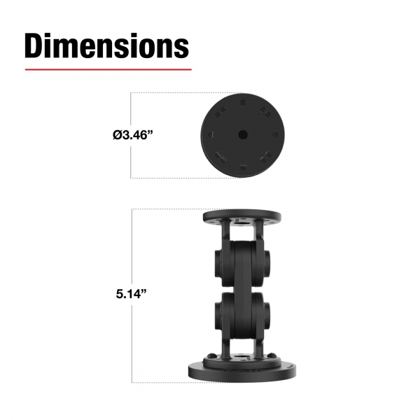 Ram Mounts Pivot Montaj RAP-101-PV4-2S-NK-MAG88U