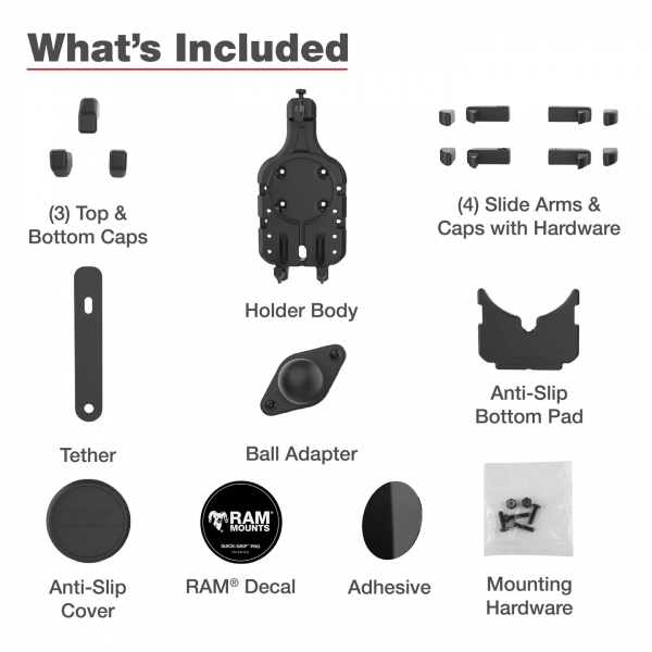 Ram Mounts Quick-Grip Pro Tutucu RAM-HOL-PD5BU