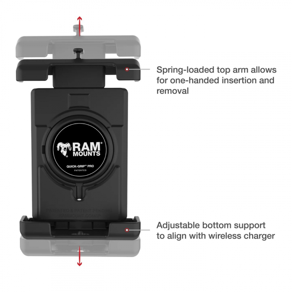 Ram Mounts Quick-Grip Pro XL Titreimli RAM-HOL-PD7BVU