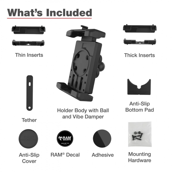Ram Mounts Quick-Grip Pro XL Titreimli RAM-HOL-PD7BVU
