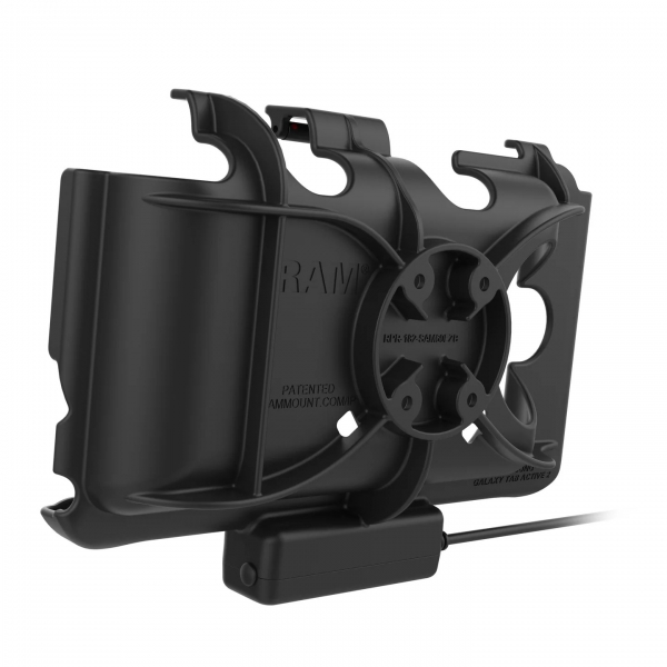 Ram Mounts Samsung Tab Active3/Active2 in EZ-Rollr Powered Dock RAM-HOL-SAM60PU 