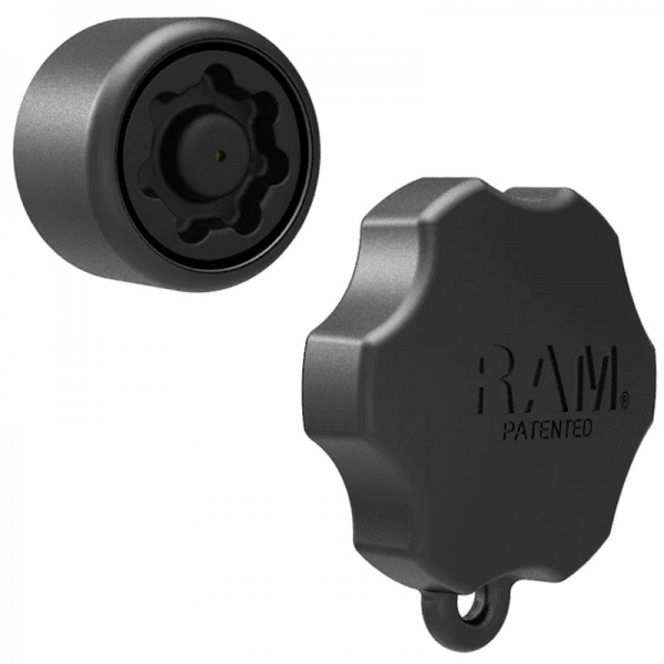 Ram Mounts B Size Soket Kollar in Pin-Lock Gvenlik Dmesi RAP-S-KNOB3U