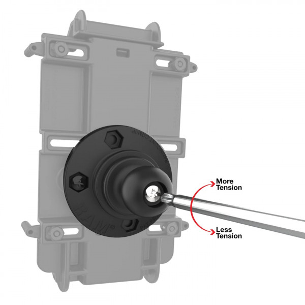 Ram Mounts Dner Bilyal Adaptr B Size RAP-B-351-4RU