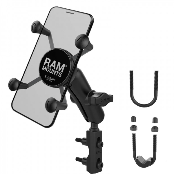 Ram Mounts X-Grip Fren/Debriyaj Rezervuar Orta Boy Tabanl Telefon Yuvas RAM-B-174-UN7U