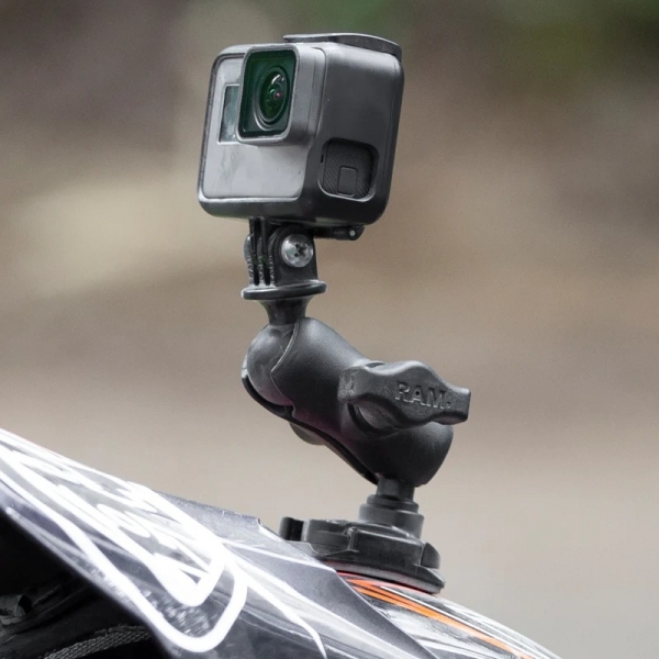 Ram Mounts Aksiyon Kameras Adaptr ile GoPro Tabanlar in Top Adaptr RAP-B-GOP2-A-GOP1U