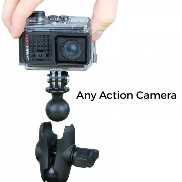 Ram Mounts Aksiyon Kameras Adaptr ile GoPro Tabanlar in Top Adaptr RAP-B-GOP2-A-GOP1U