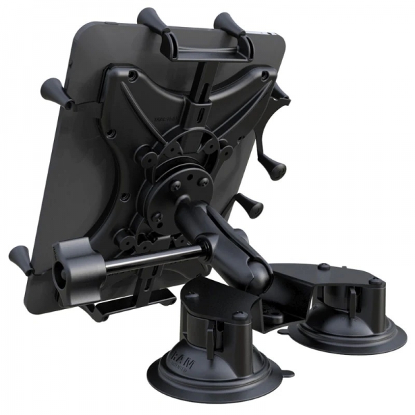 Ram Mounts 9/10 in Uyumlu Tabletler iin ift Vakumlu X-Grip  Plaka RAM-B-189-UN9-ALA1-KRU