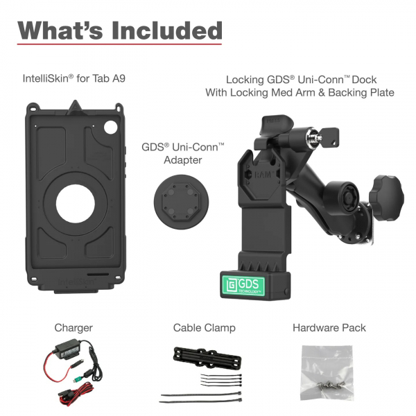 Ram Mounts Galaxy Tab A9 Uni-Conn RAM-GDS-U1-SAM95-KIT2