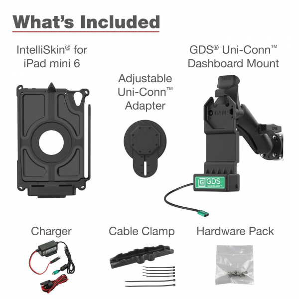 Ram Mounts Uni-Conn iPad Mini 6/7 RAM-GDS-U1-AP36-KIT1