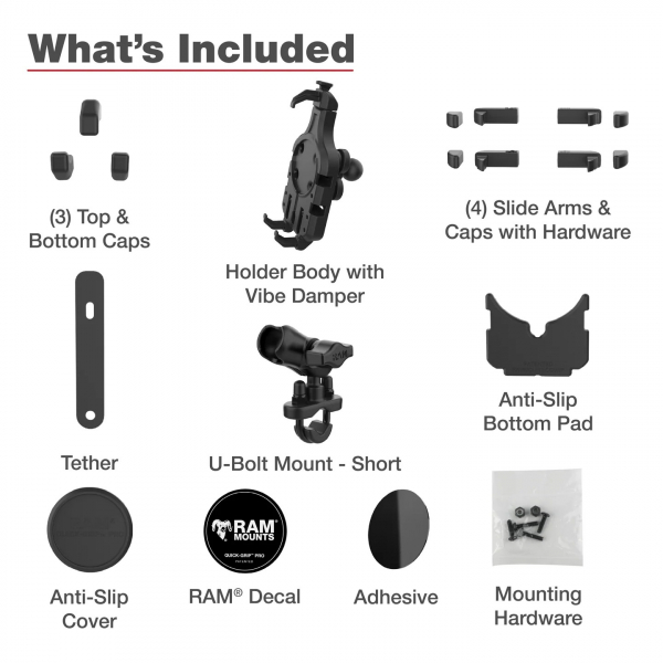 Ram Mounts Quick-Grip Titreimli RAM-B-149Z-A-PD5VU