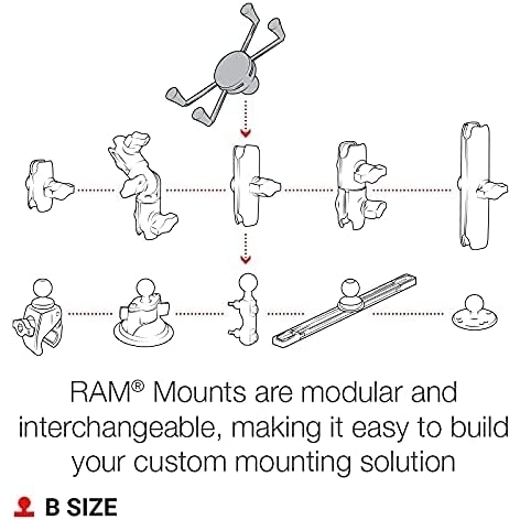 Ram Mounts X-Grip Bilyal Byk Evrensel Telefon Tutucu RAM-HOL-UN10BU 