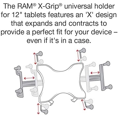 Ram Mounts X-Grip Tabletler in Universal Tutucu RAM-HOL-UN11U