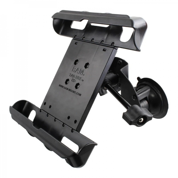 Ram Mounts Klfl iPad 1/4.Nesil Uyumlu ift Vakumlu Montaj Seti RAM-B-189-A-TAB17-ALA1-KRU