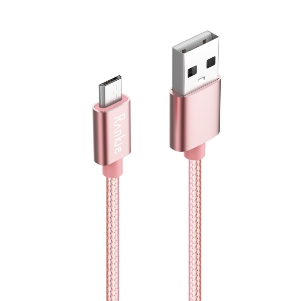 Rankie R1320 Mikro USB Kablo (3 Adet)-Rose