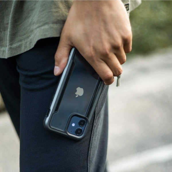 Raptic Apple iPhone 12 Pro Max Shield Serisi Klf (MIL-STD-810G)-Black