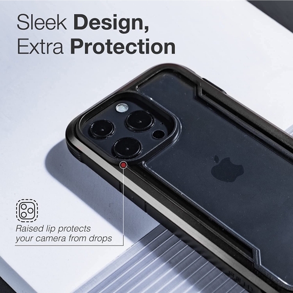 Raptic Apple iPhone 13 Shield Serisi Klf (MIL-STD-810G)-Black