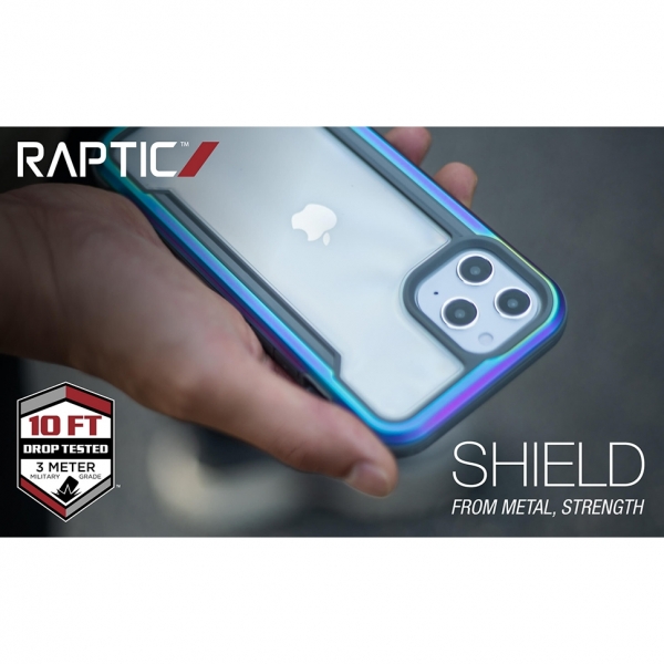 Raptic Apple iPhone 13 Shield Serisi Klf (MIL-STD-810G)-Black