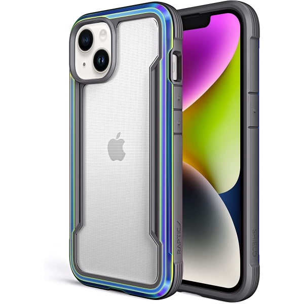 Raptic Apple iPhone 14 Plus Shield Serisi Klf (MIL-STD-810G)- Iridescent