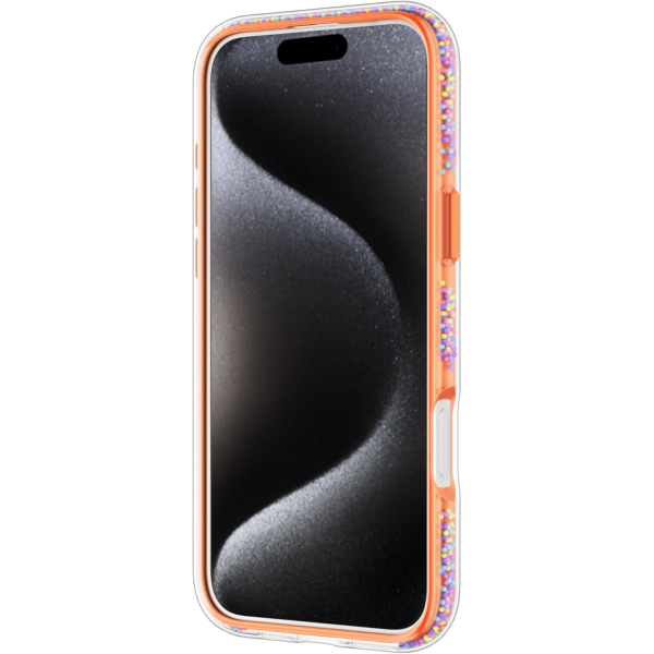 Raptic iPhone 16 Pro Max 360 Spin Klf -Orange