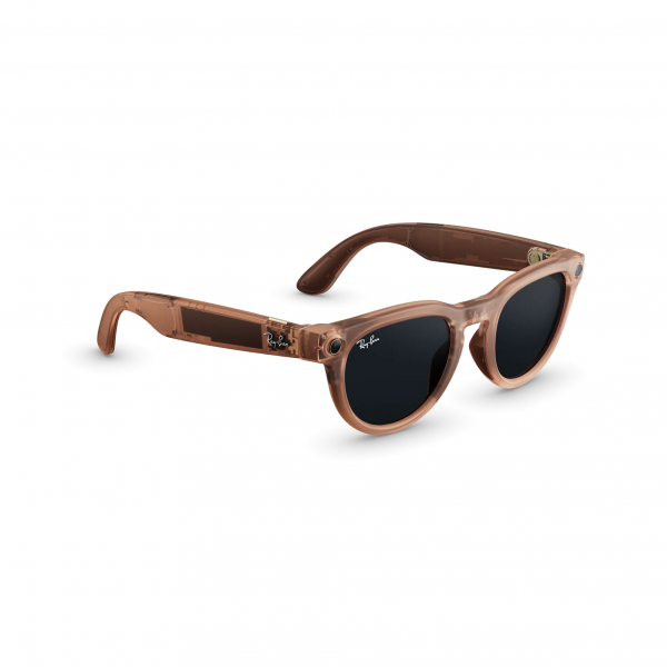 Ray-Ban Meta Headliner Ak�ll� G�zl�k (Gen 2, HBF)-Matte Transparent Peach/Transitions Grey 