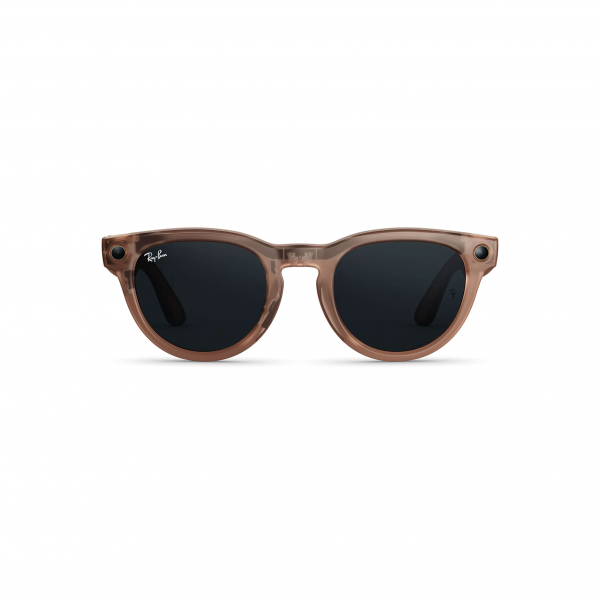 Ray-Ban Meta Headliner Ak�ll� G�zl�k (Gen 2, HBF)-Matte Transparent Peach/Transitions Grey 