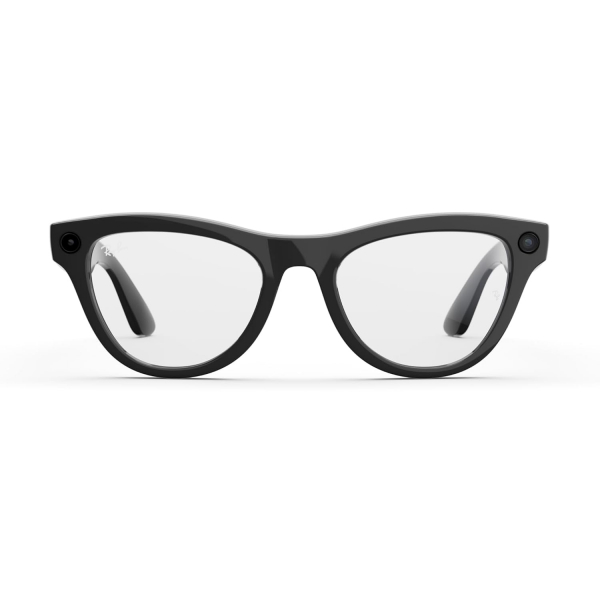 Ray-Ban Meta Skyler Ak�ll� G�zl�k (Gen2)-Parlak Siyah/�effaf Lensler