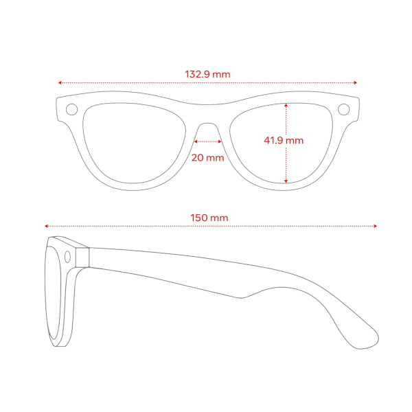 Ray-Ban Meta Skyler Ak�ll� G�zl�k (Gen 1)-Shiny Black/Transitions Cerulean Blue 