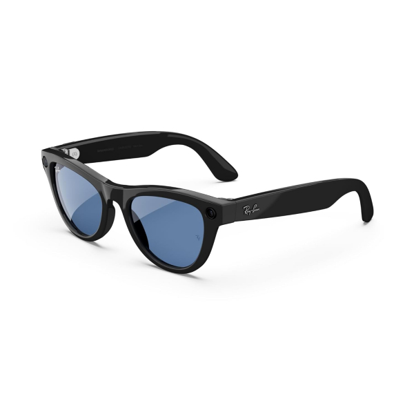 Ray-Ban Meta Skyler Gen1 Ak�ll� G�zl�k-Parlak Siyah/Transitions Cerulean Blue